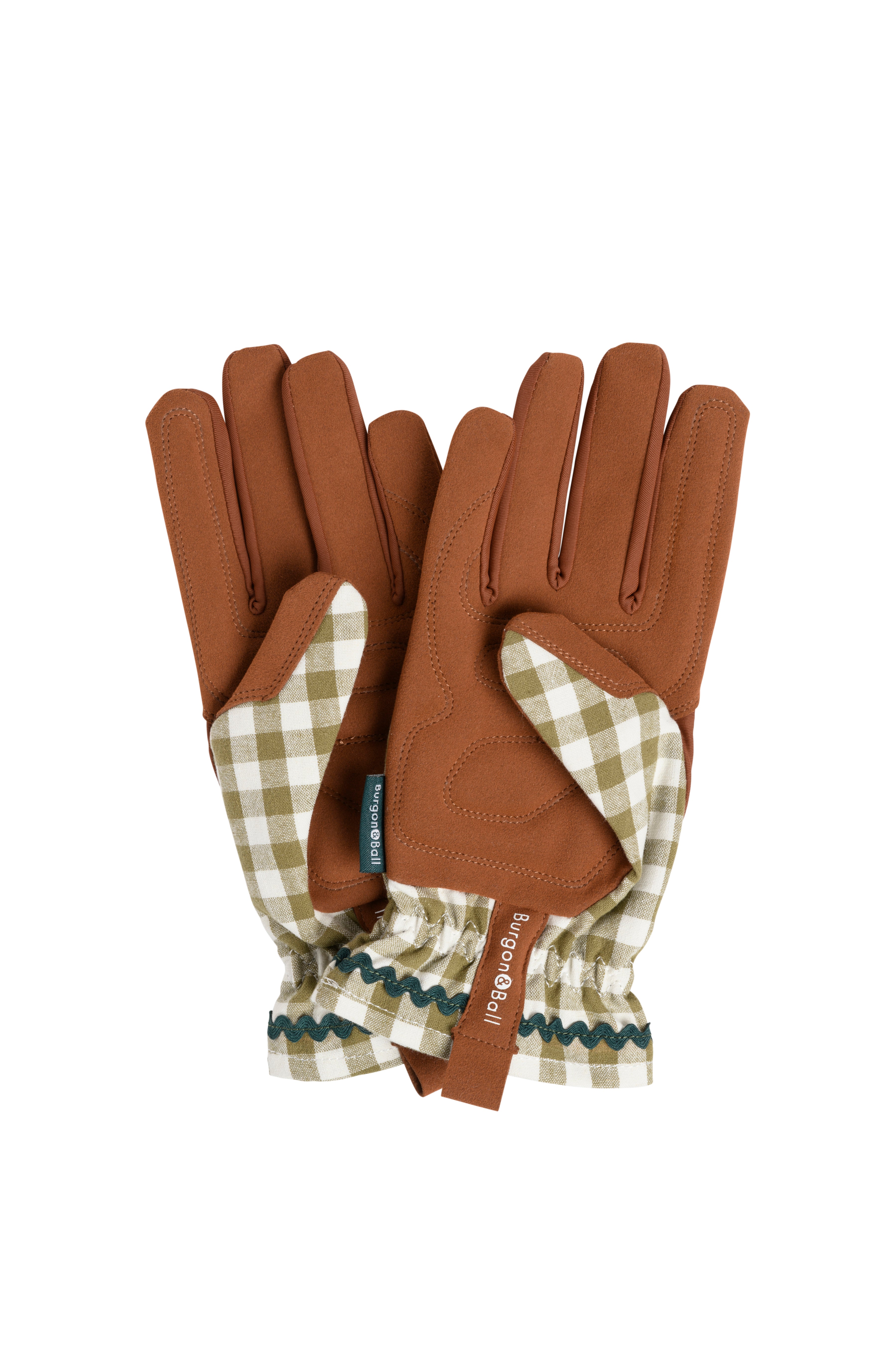 gardening gloves burgon and ball Gardening Gloves, Olive gingham – We Say Grow
